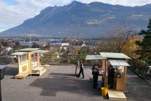 Wanderkiosk zu Gast am Storchenbüel in Sevelen